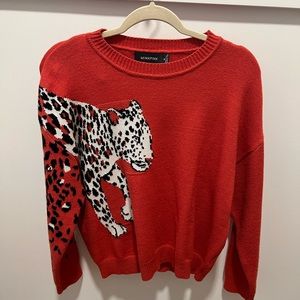 Minkpink cheetah sweater